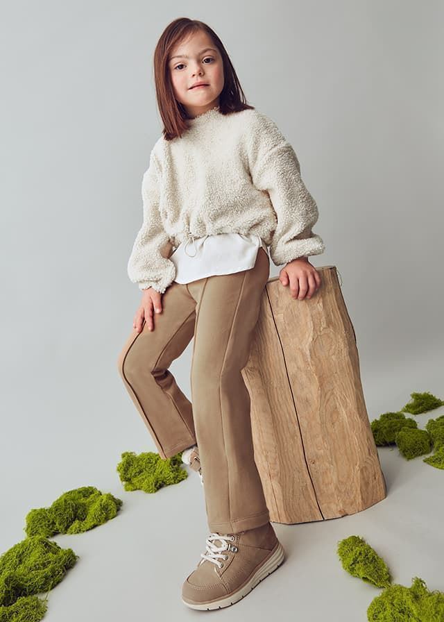 Legging felpa camel - Imagen 1