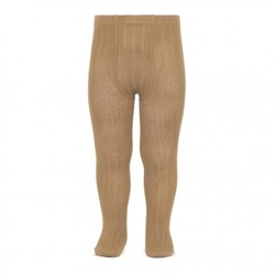 Leotardos básicos canalé camel - Imagen 1