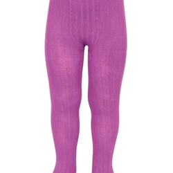 Leotardos básicos canalé malva - Imagen 1