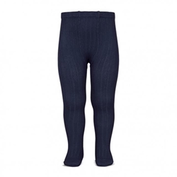 Leotardos básicos canalé marino - Imagen 1