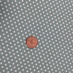 Lunares verde Algodón 100% - Imagen 1