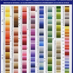 Madeja de perlé nº5 5gr (color 337 hasta 1042) - Imagen 2