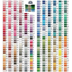 Madeja mouliné DMC (color B5200 hasta 844) - Imagen 2