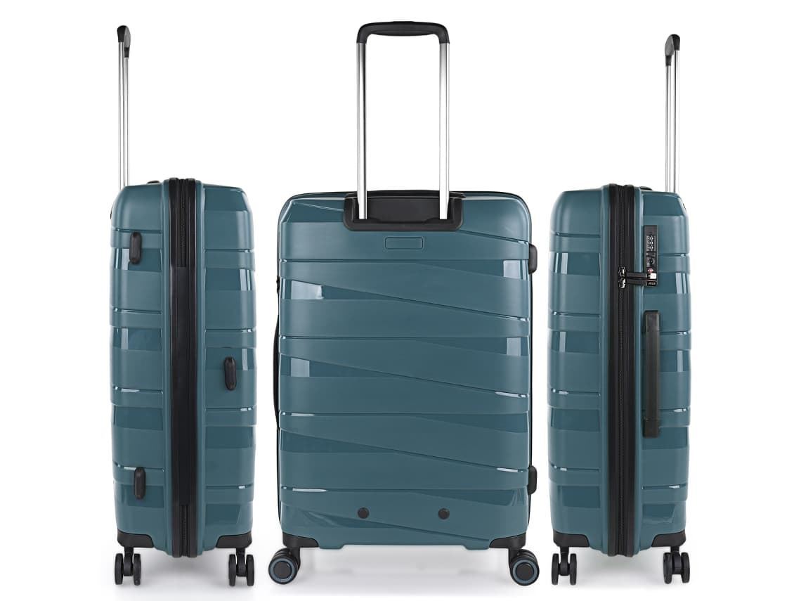 Maleta cabina JASLEN STUTTGART AZUL METALIZADO - Imagen 2