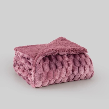 Manta degradé malva - Imagen 1