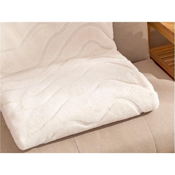 Manta Don Algodón Sibila crema - Imagen 1