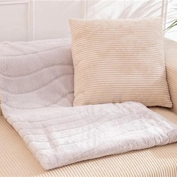 Manta Don Algodón Sibila gris - Imagen 1