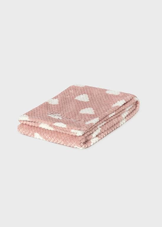 Manta pelo doble rosa baby - Imagen 1