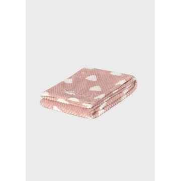 Manta pelo doble rosa baby - Imagen 1
