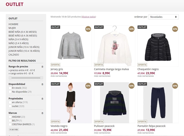 Más de 300 artículos al 50%