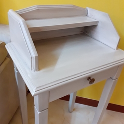 Mesita telefonera blanco roto - Imagen 2