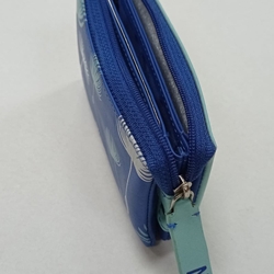 Monedero piel azul - Imagen 2