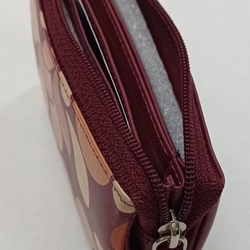 Monedero piel granate - Imagen 2