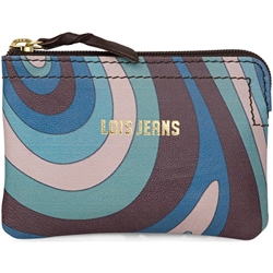 Monedero piel turquesa - Imagen 1