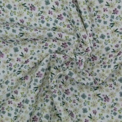 Muselina estampada flores - Imagen 1