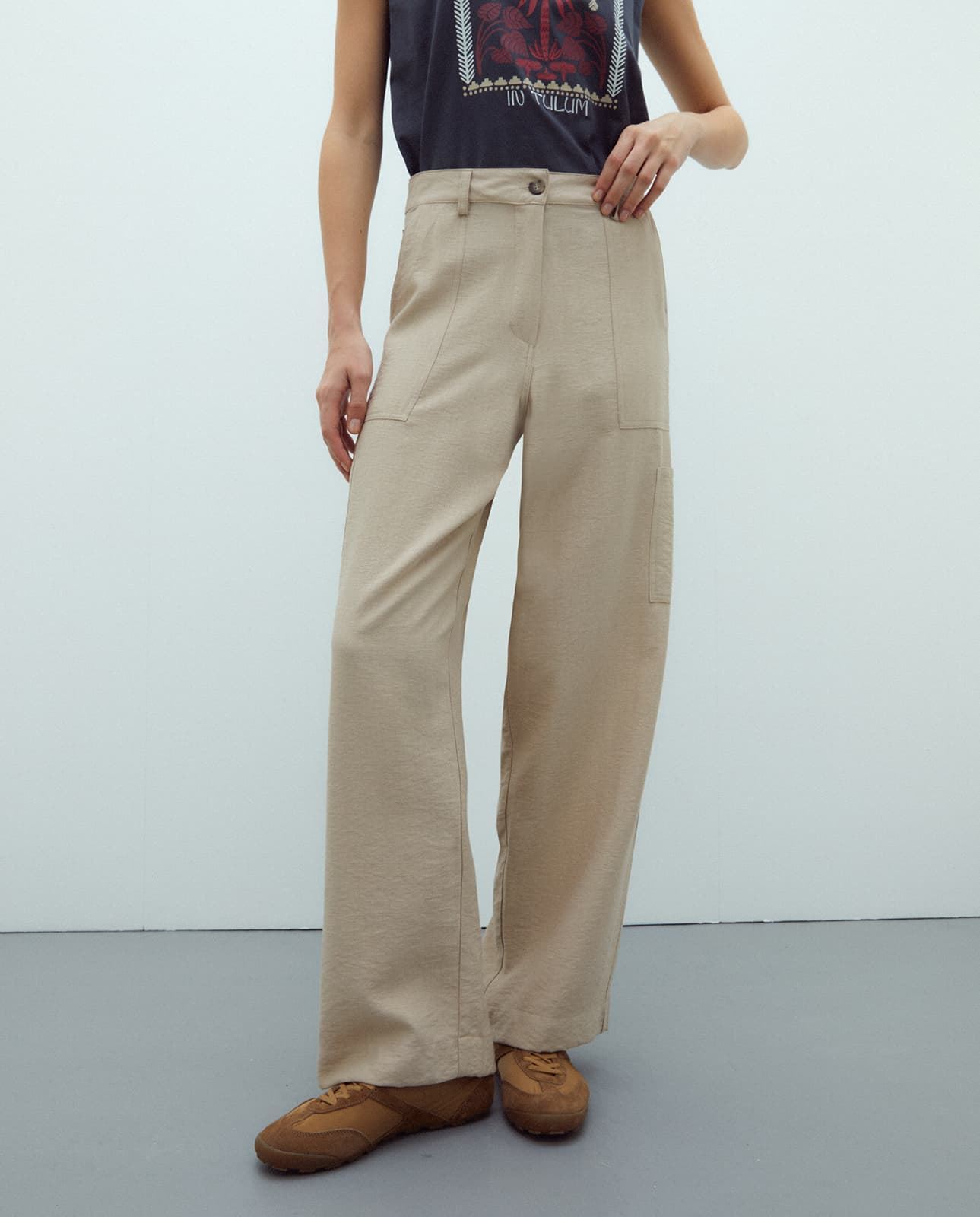Pantalón beige - Imagen 1