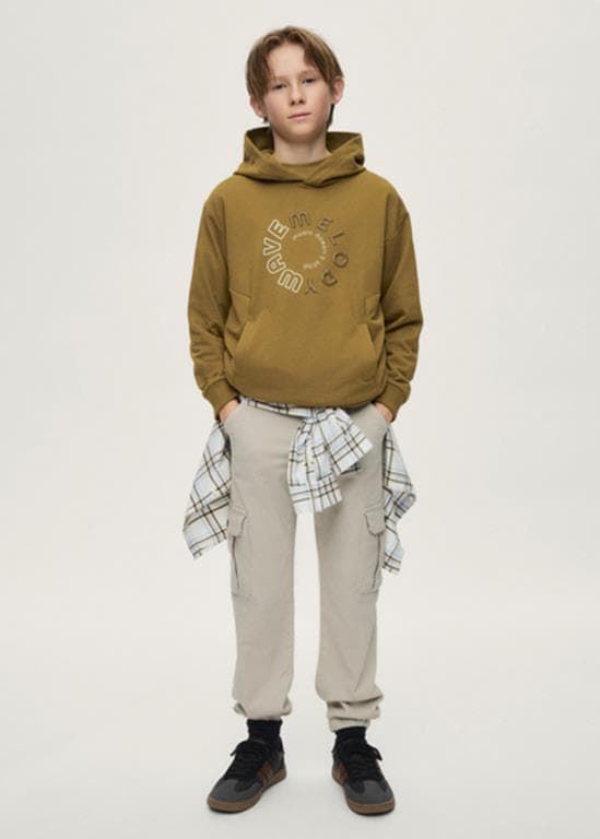Pantalón cargo caliza - Imagen 1