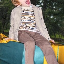 Pantalón chino jogger cacao - Imagen 1