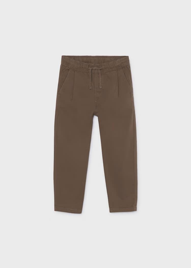 Pantalón chino jogger cacao - Imagen 2