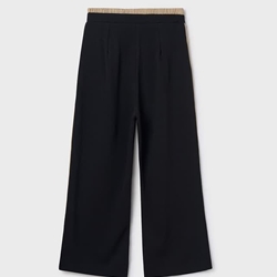 Pantalón cintura doble negro - Imagen 2