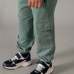 Pantalón combinado verde - Imagen 2