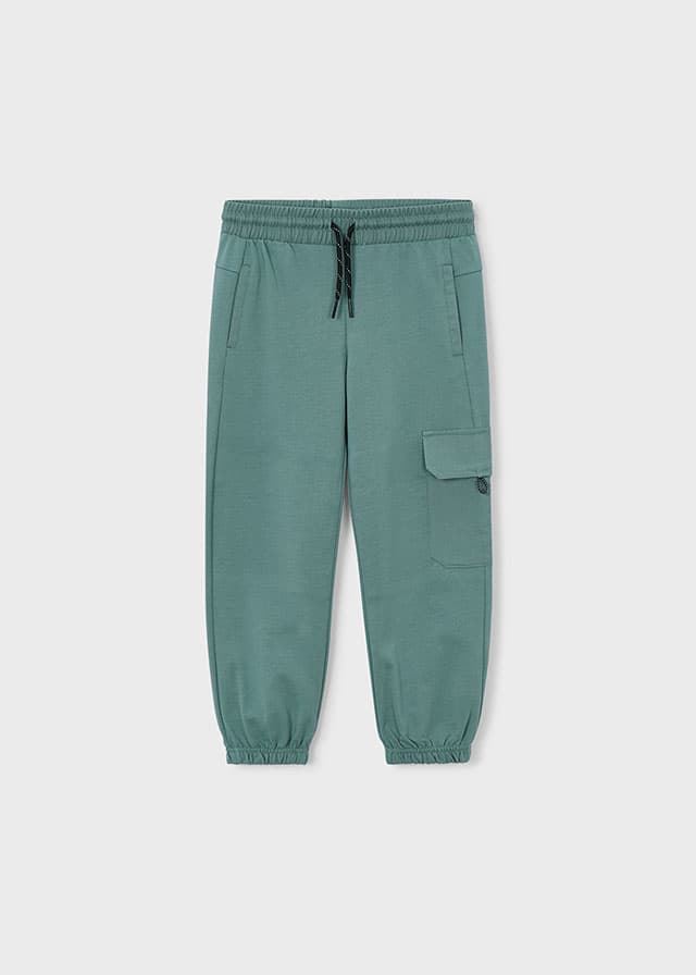 Pantalón combinado verde - Imagen 4