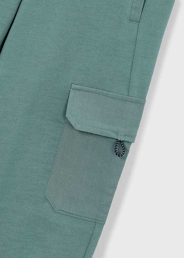 Pantalón combinado verde - Imagen 6