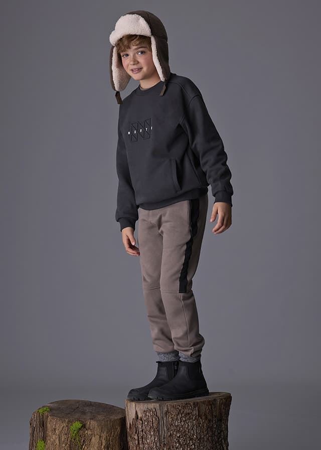 Pantalón contraste lodo - Imagen 1