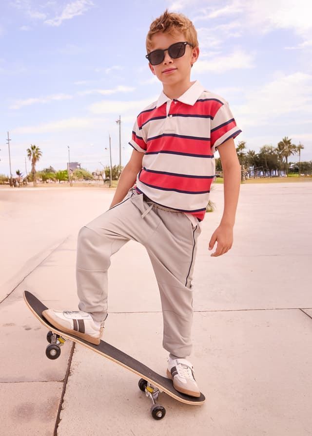 Pantalón contrastes shitake - Imagen 1