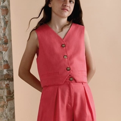 Pantalón corto coral - Imagen 1