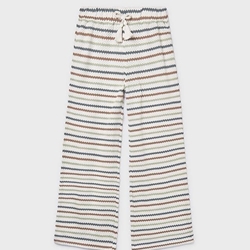 Pantalón crochet hueso-arcilla - Imagen 2