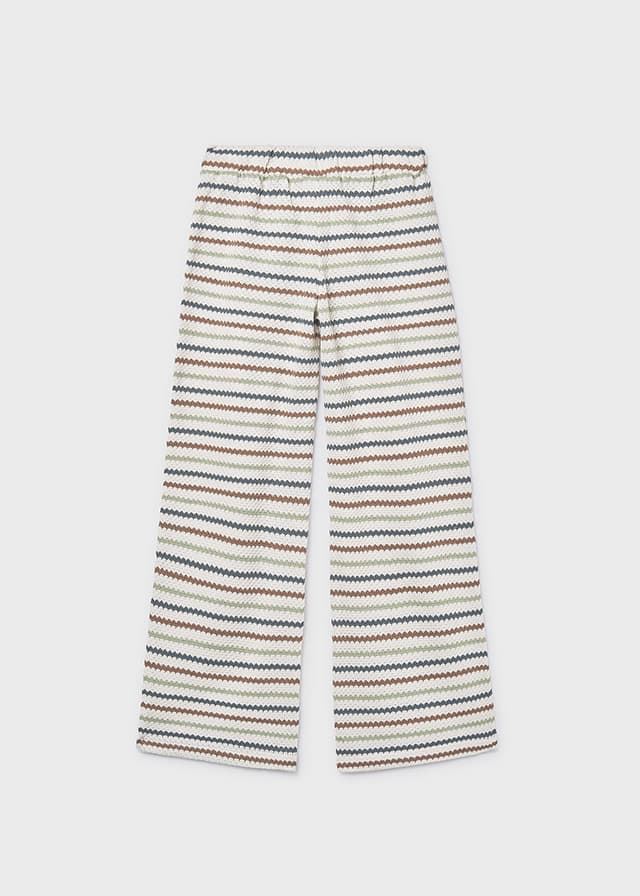 Pantalón crochet hueso-arcilla - Imagen 3