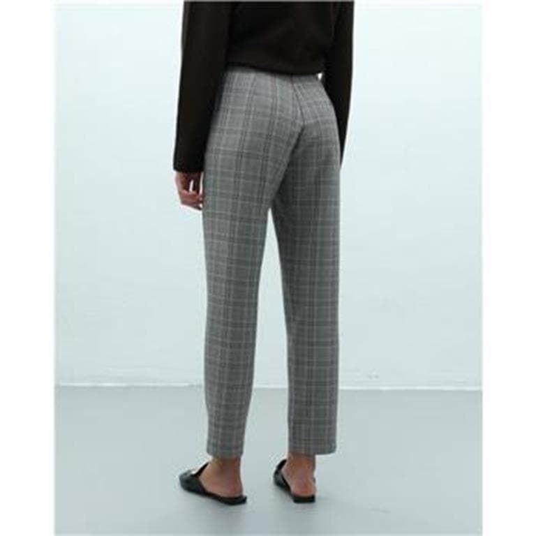 Pantalón cuadros marrón - Imagen 2