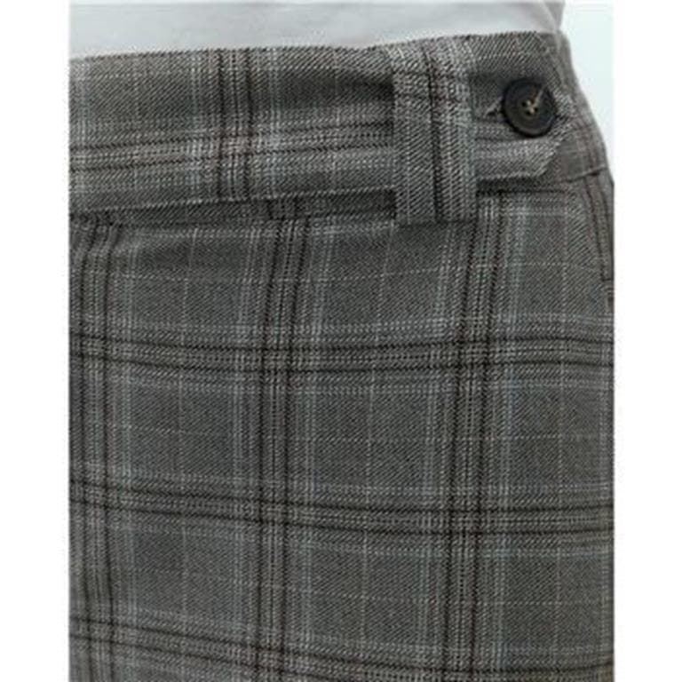Pantalón cuadros marrón - Imagen 4