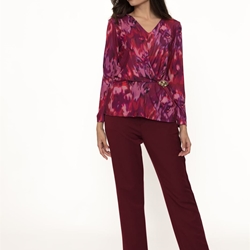 Pantalón Delma granate - Imagen 2