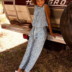 Pantalón estampado jade - Imagen 1