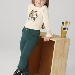 Pantalón felpa básico botella - Imagen 1