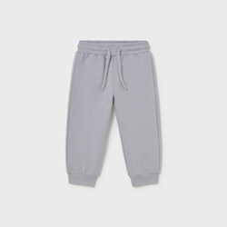 Pantalón felpa básico gris - Imagen 2
