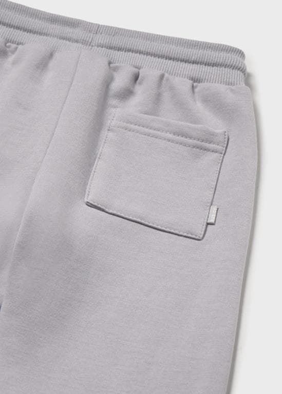 Pantalón felpa básico gris - Imagen 4