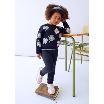 Pantalón felpa básico marino - Imagen 1