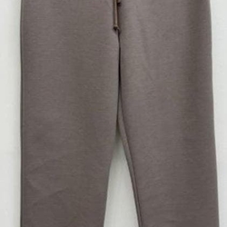 Pantalón felpa cordón topo - Imagen 1