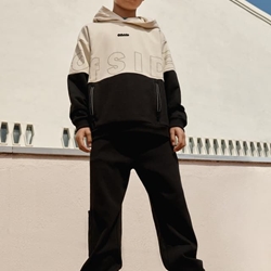 Pantalón interlock negro - Imagen 1