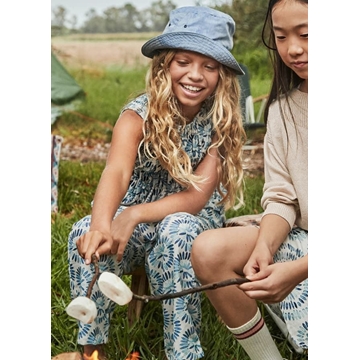 Pantalón largo estampado lago - Imagen 1