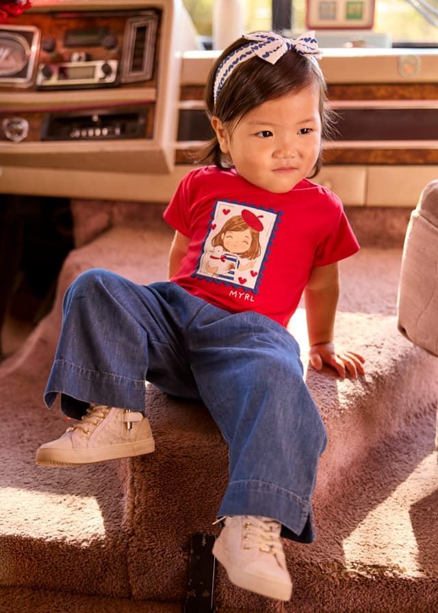 Pantalón largo fluido oscuro - Imagen 1