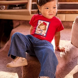 Pantalón largo fluido oscuro - Imagen 1