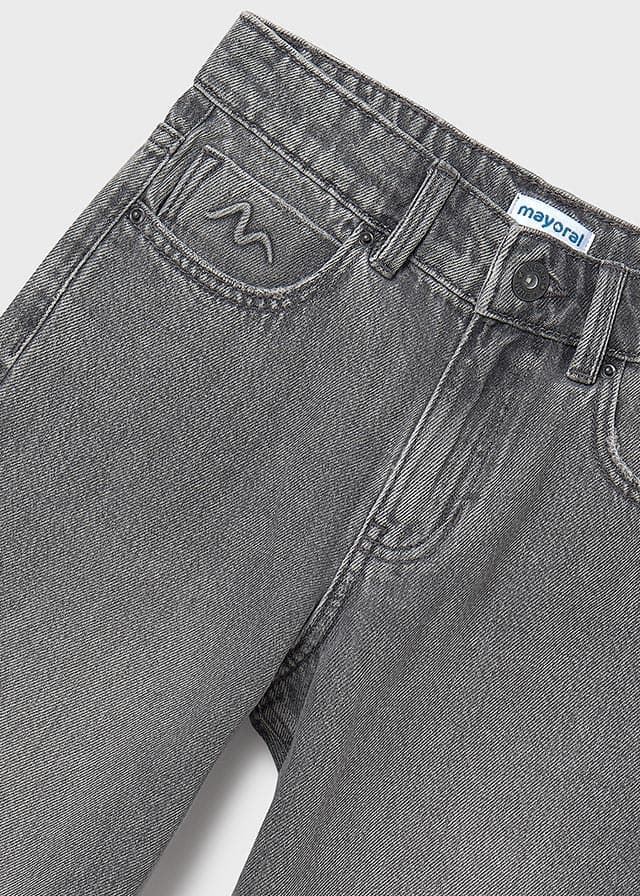 Pantalón largo tejano gris - Imagen 4