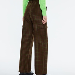 Pantalón marrón cuadros - Imagen 2