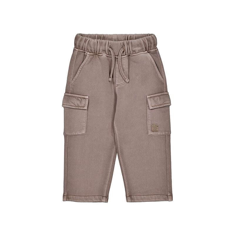 Pantalón punto cargo trufa - Imagen 5
