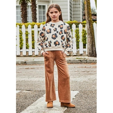 Pantalón punto pana canela - Imagen 1