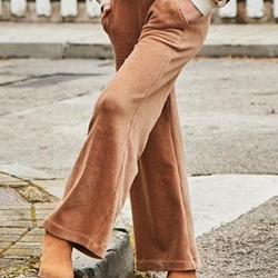 Pantalón punto pana canela - Imagen 2